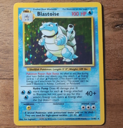 Pokemon TCG Blastoise 2/102 Base Set Holo Rare Stage 2 100 HP English 1999 - Image 1