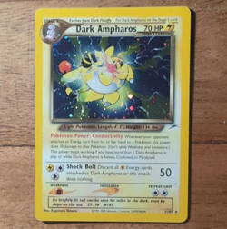 Pokemon TCG Dark Ampharos 1/105 Neo Destiny Holo Rare 70 HP English Unlimited - Image 1