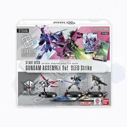 Gundam Card Game Start Deck ST04A Gundam Assemble Set Seed Strike Japanese - Image 1