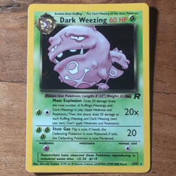 Pokemon TCG Dark Weezing 14/82 Team Rocket Holo Rare 60 HP English Unlimited - Image 1
