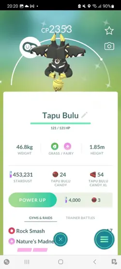 Pokemon Go (Stage 32) Shiny Legendary Tapu Bulu ( 38 Shinys ) - Image 2