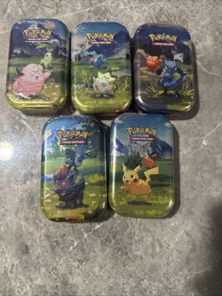 Pokemon Ascended Heroes Mini Tins Complete Art Set Lot of 5 Sealed Brand New - Image 2
