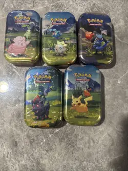Pokemon Ascended Heroes Mini Tins Complete Art Set Lot of 5 Sealed Brand New - Image 3