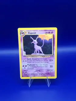 Pokemon TCG Neo Discovery Espeon 20/75 Rare 70 HP Regular Unlimited English - Image 1