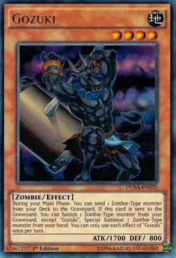 Gozuki DUSA-EN020 Duelist Saga 1st Edition Yu-Gi-Oh Near Mint - Image 1
