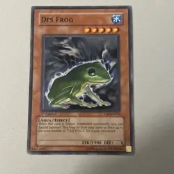 Yugioh! Des Frog - CRV-EN026 1st Edition - Image 1