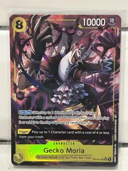 Gecko Moria OP14-104 SR Alt Art One Piece TCG English - Image 1