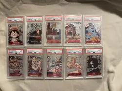 One Piece Sequential TCG 25th Anniversary Set English PSA 10 - Image 1