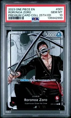 One Piece Sequential TCG 25th Anniversary Set English PSA 10 - Image 3