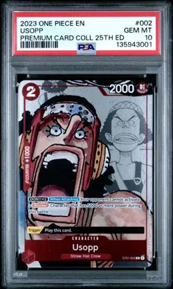 One Piece Sequential TCG 25th Anniversary Set English PSA 10 - Image 5