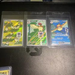 Pigey Pidgeotto Pidgeot Ex Evolution Line From Obsidian Flame Nm Pokemon Card. - Image 1