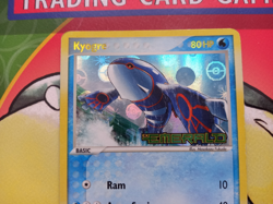 Kyogre 6/106 EX Emerald Stamped Reverse Holo Rare Pokemon Card - Image 3