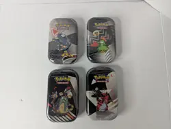 Pokemon TCG Black Bolt And White Flare Unova Mini Tin - Set of 4 ✅ LOT 1 - Image 1