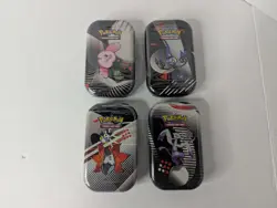 Pokemon TCG Black Bolt And White Flare Unova Mini Tin - Set of 4 ✅ LOT 2 - Image 1