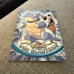 2000 Topps Pokemon TV Animation Series Blastoise #9 Foil Card LP Vintage - Image 1