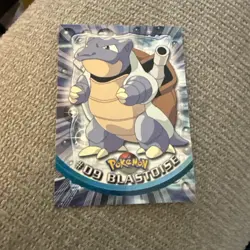 2000 Topps Pokemon TV Animation Series Blastoise #9 Foil Card LP Vintage - Image 2