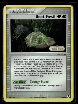 Root Fossil 80/92 Legend Maker Common Pokemon - Image 1