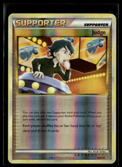 Judge 78/95 HGSS Unleashed Reverse Holo Uncommon Pokemon - Image 1