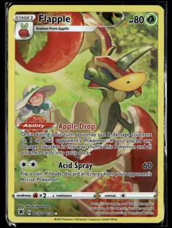 Flapple TG02/TG30 Astral Radiance Trainer Gallery Holo Pokemon - Image 1