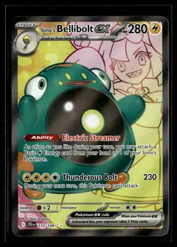 Iono's Bellibolt ex 172/159 Journey Together Ultra Rare Pokemon - Image 1