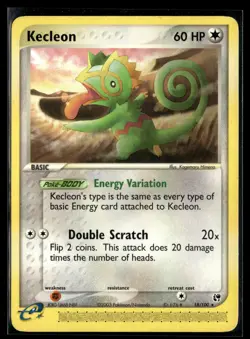 Kecleon 18/100 Sandstorm Rare Pokemon - Image 1