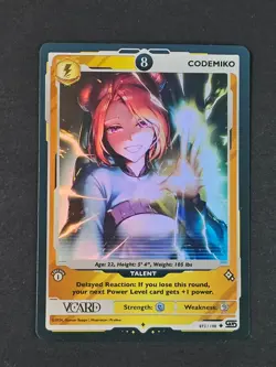 CodeMiko 8 Holo Card First (1st) Edition Rising Stars GamerSupps VCard 073/190 - Image 1