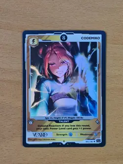 CodeMiko 8 Holo Card First (1st) Edition Rising Stars GamerSupps VCard 073/190 - Image 2