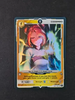 CodeMiko 8 Holo Card First (1st) Edition Rising Stars GamerSupps VCard 073/190 - Image 3