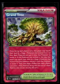 Grand Tree 136/142 Stellar Crown ACE SPEC Rare Pokemon - Image 1