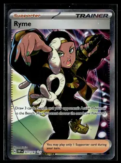 Ryme 221/197 Obsidian Flames Ultra Rare Pokemon - Image 1
