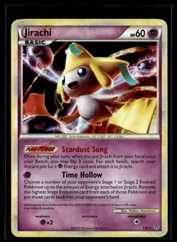 Jirachi 1/95 HGSS Unleashed Rare Holo Pokemon - Image 1