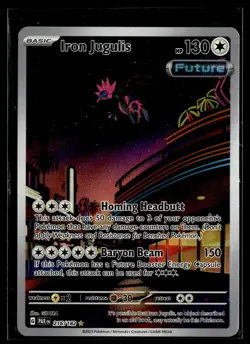 Iron Jugulis 216/182 Paradox Rift Illustration Rare Pokemon - Image 1
