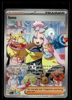 Iono 269/193 Paldea Evolved Special Illustration Rare Pokemon - Image 1