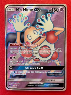 Mr. Mime GX- 156/168 - Full Art, Celestial Storm - Pokemon Card - Near Mint - Image 1