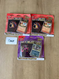 Pokemon TCG Ascended Heroes Tech Sticker Collection x 3, Charmander and Gastly - Image 1