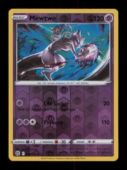 REVERSE HOLO MEWTWO RARE 056/172 NM POKEMON - Image 1