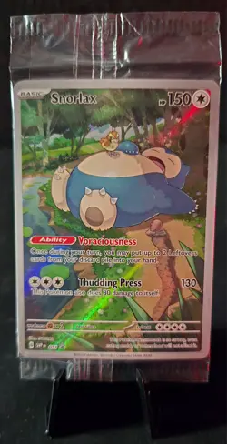 English Pokemon 151 Snorlax Promo 051 NM Sealed - Image 1