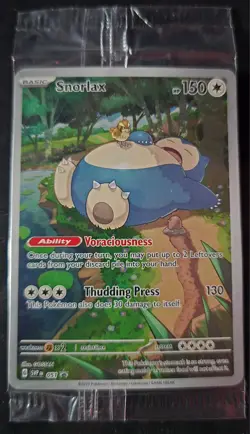 English Pokemon 151 Snorlax Promo 051 NM Sealed - Image 3