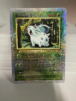 Pokemon 2002 Nidoran Legendary Collection Reverse Holo Foil #82 Female - Image 1