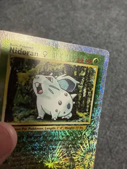 Pokemon 2002 Nidoran Legendary Collection Reverse Holo Foil #82 Female - Image 3