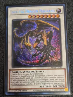 Yugioh Skeletal Dragon Felgrand Prismatic Secret MP23-EN084 1st NM - Image 1