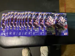 One Piece The Azure Sea’s Seven Sleeved Booster Packs OP-14 EB04 lot of 14 - NEW - Image 1