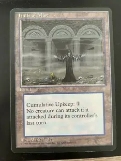 MTG ICE AGE HALLS OF MIST NM MAGIC THE GATHERING LAND RARE CARD ENGLISH - Image 5