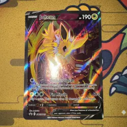 Jolteon v SWSH183 Pokemon TCG Sword & Shield Holo Black Star Promo Card NM - Image 1