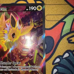 Jolteon v SWSH183 Pokemon TCG Sword & Shield Holo Black Star Promo Card NM - Image 4