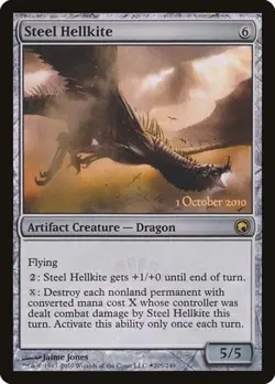 Steel Hellkite -Foil Medium Play MTG Promos: Launch Party and Release Event - Image 1