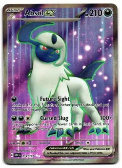 Absol ex 214/197 - Obsidian Flames Ultra Rare Pokemon TCG - LP Card - Image 1