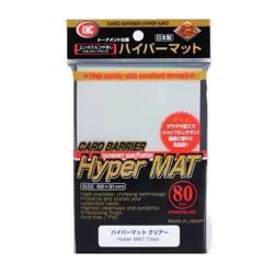KMC 80 card sleeves deck protectors Hyper Matte Clear (New Package) MTG TCG - Image 1