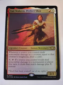 MTG- FOIL Taii Wakeen, Perfect Shot - Outlaws of Thunder Junction - Image 1