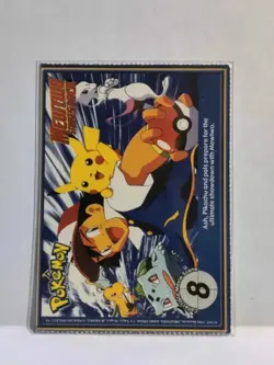 1999 Burger King Poketrivia Card #113 Chansey - Image 2